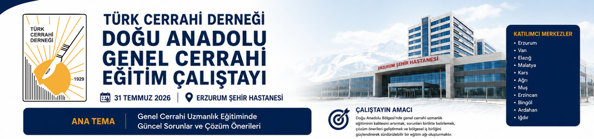  Doğu Anadolu Genel Cerrahi Eğitim Çalıştayı