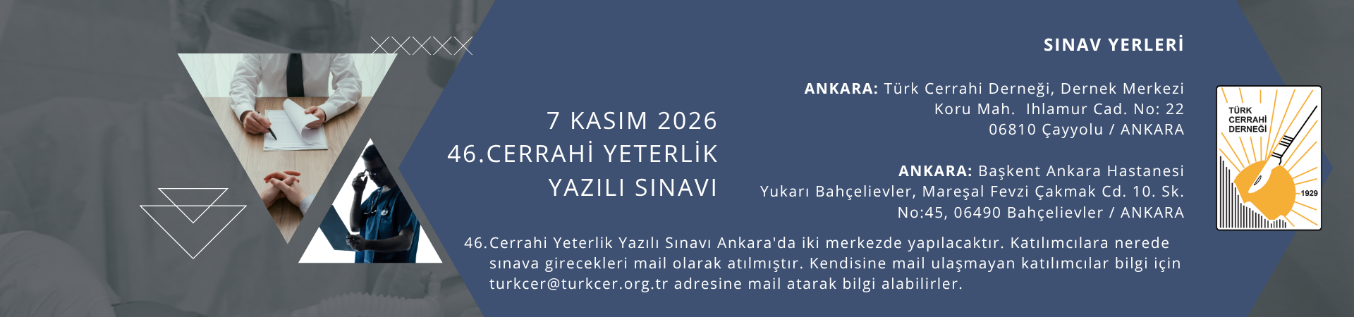 Yazılı Sınav Bilgilendirmesi